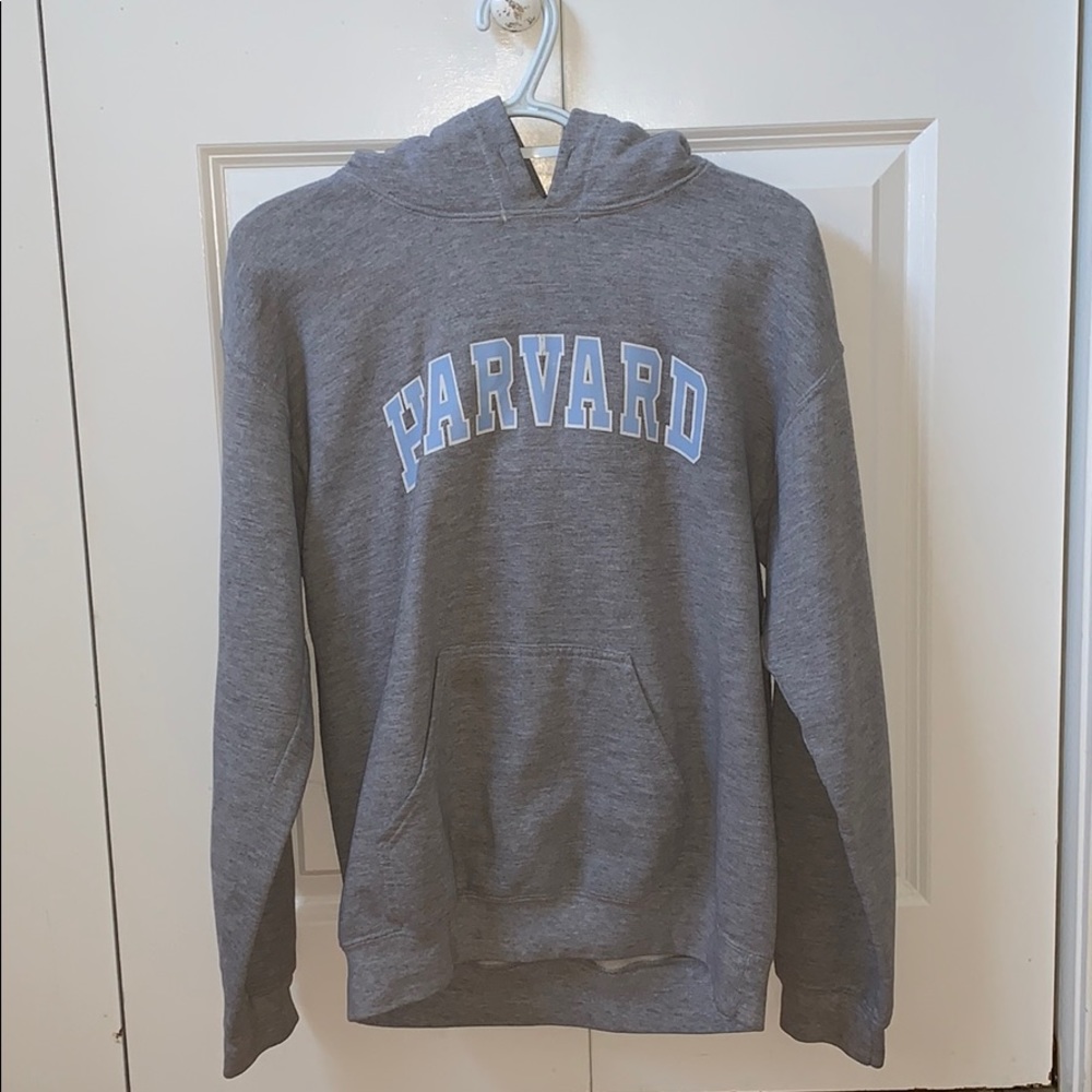 Grey Harvard sweatshirt